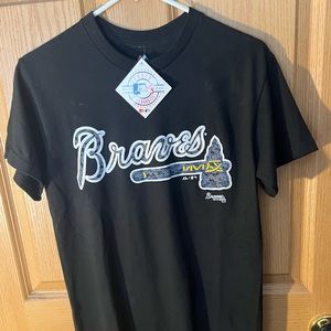 Atlanta Braves Majestic tshirt size small NWT